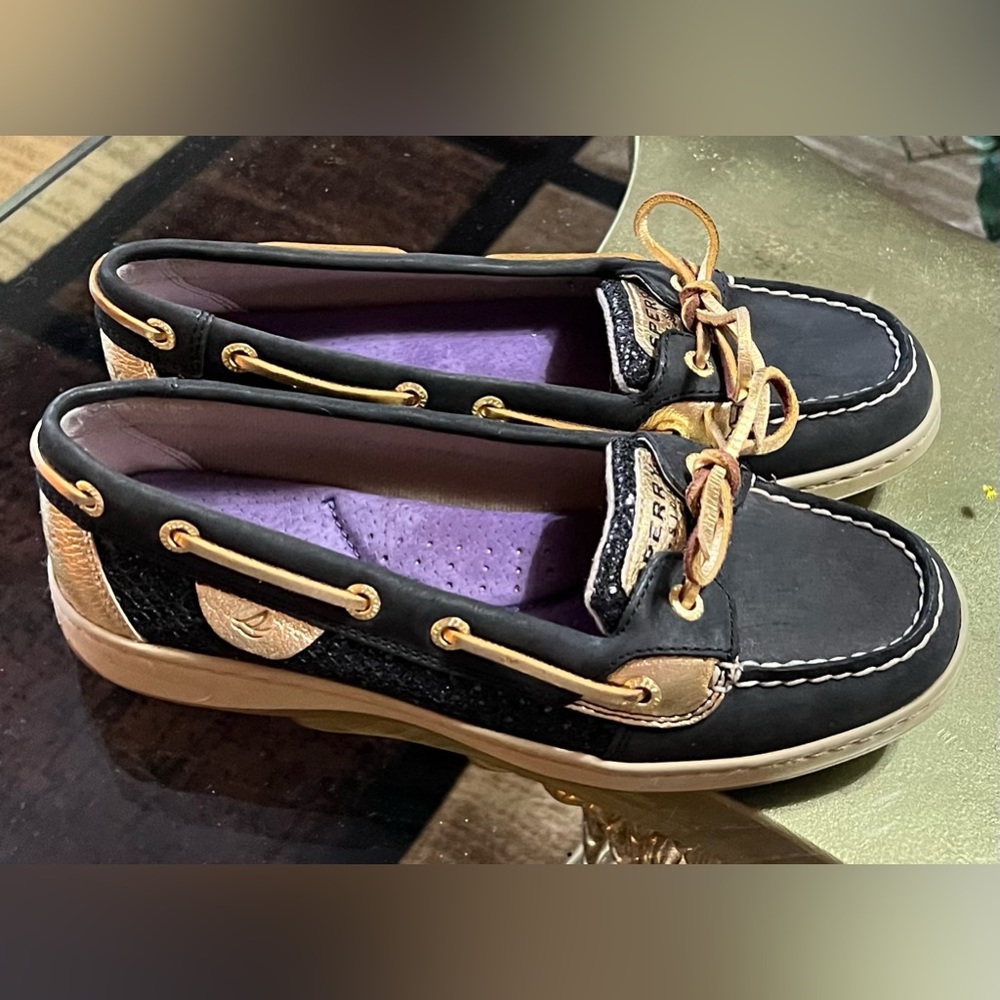 Sperry Blue Leather Loafers